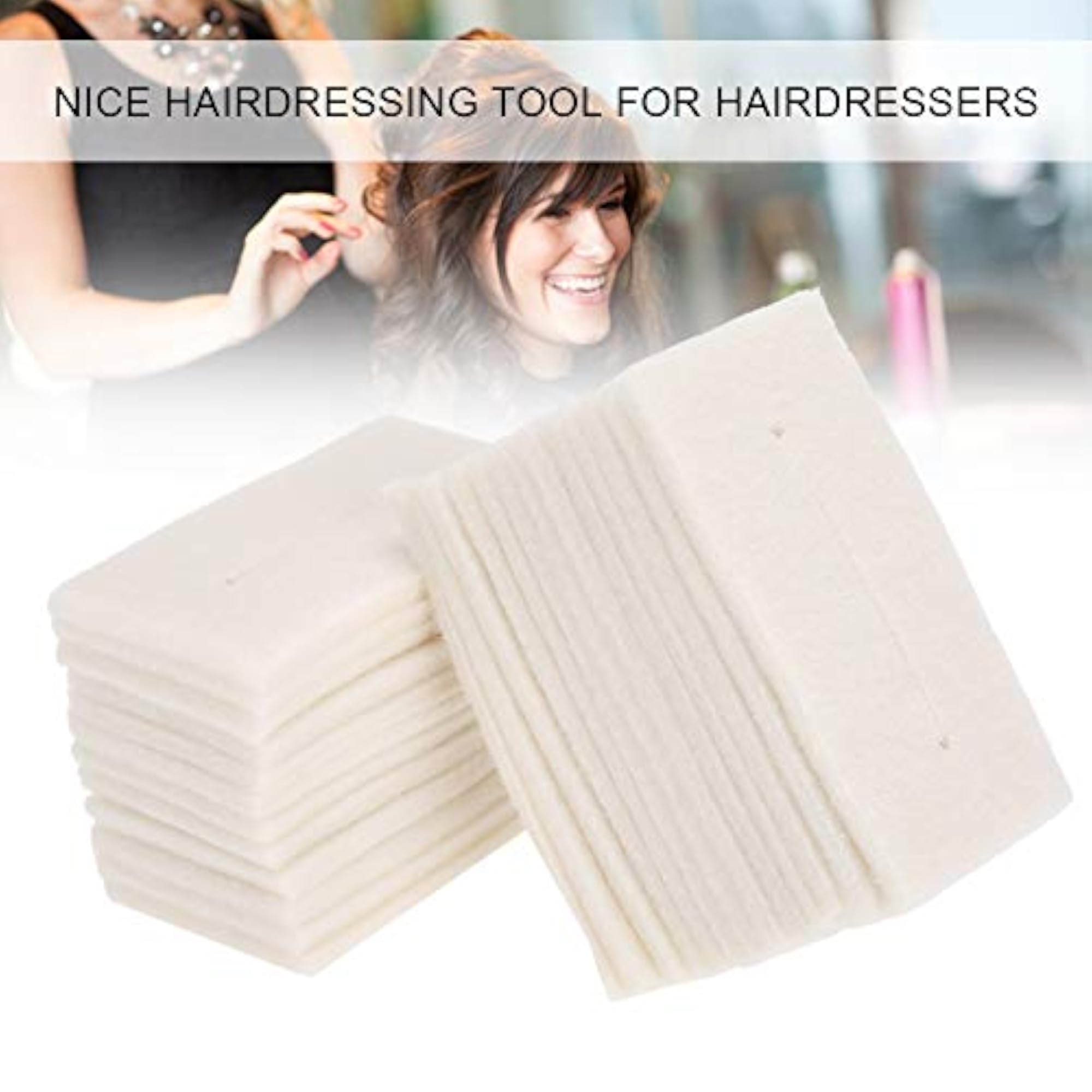 Reusable Heat-Resistant Wool Mats for Hair Styling
